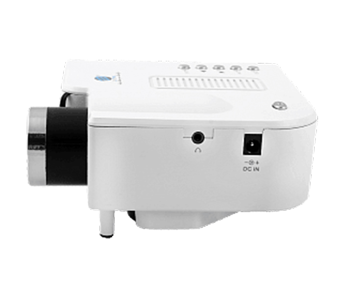 BSNL A8 LED Projector with Remote Control, White - Zoom Image 4