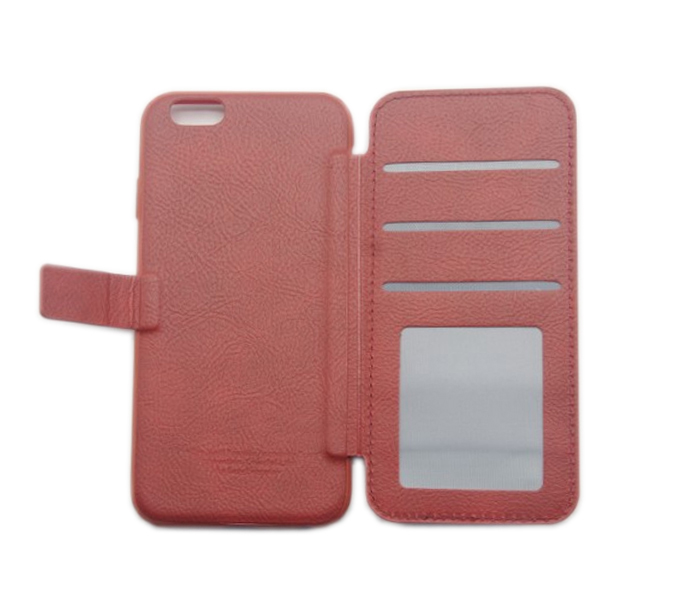 Zoom ZPMC-333 Puloka Multy Function Back Clip Wallet Case for iPhone 6 Red - Zoom Image