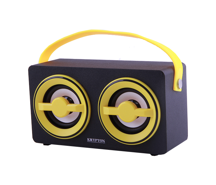 Krypton KNMS5069 Rechargeable Bluetooth Speaker with FM Radio, USB & TF Card - Zoom Image 1