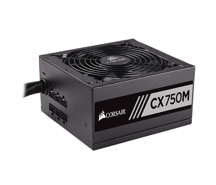 Corsair CP-9020061-UK CX Series CX750M 750W 80 Plus Bronze Certified Modular ATX PSU (2015 Edition) - Black - Zoom Image 7