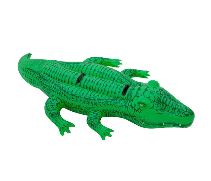 Intex ZX-58562 Giant Gator Ride-on Floating Raft - Green - Zoom Image 2