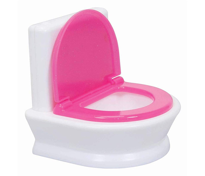 Simba 5032483 38 CM New Born Baby with Flushing Potty Set - Pink - Zoom Image 2