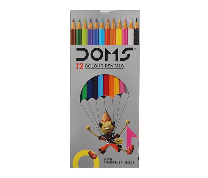 DOMS DM-3445 Hexagonal 12 Color Pencil Box - Zoom Image 2