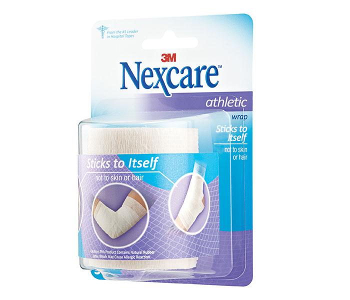 3M Nexcare Cr3W Athletic Wrap, White Tan - 3 x 5 Yards - Zoom Image