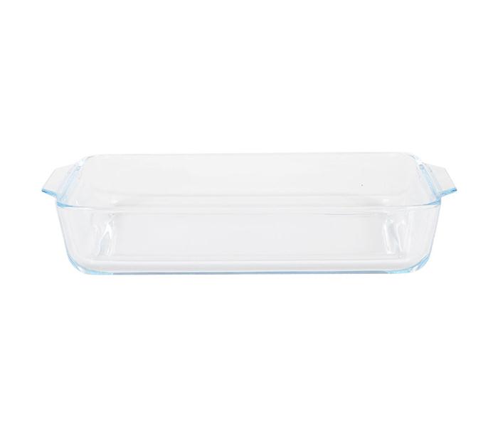 Royalford RF8805 2 Litre Rectangle Borosilicate Glass Baking Tray - Zoom Image