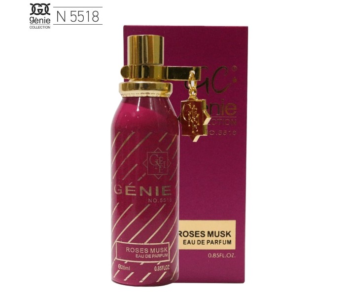 Genie Collection 5518 25ml Roses Musk Womens Eau De Parfum Spray - Zoom Image