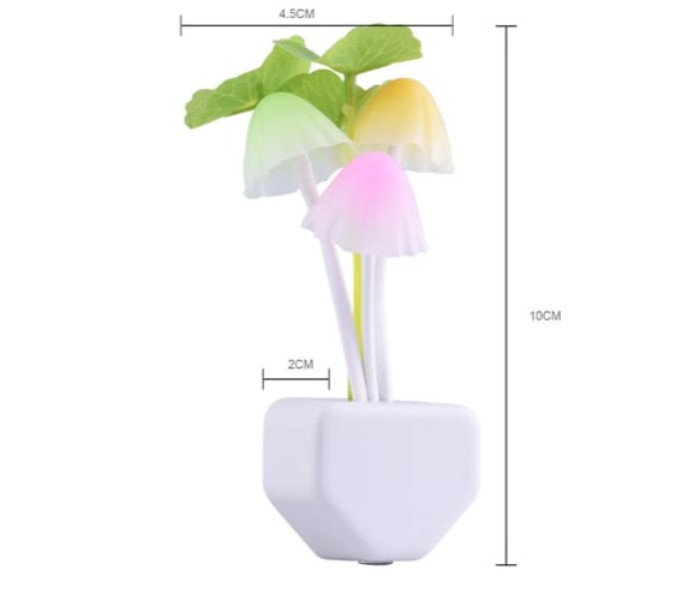 Colorful Mushroom Design Power Saving US-EU Night LED Light Plug LLP87 Assorted - Zoom Image 3