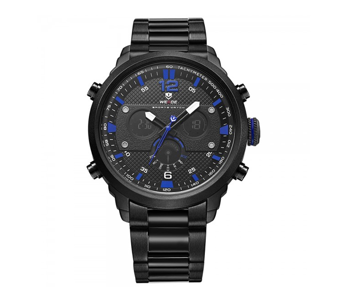 Weide WH-6303MB Analog and Digital Watch Black and Blue - Zoom Image 1