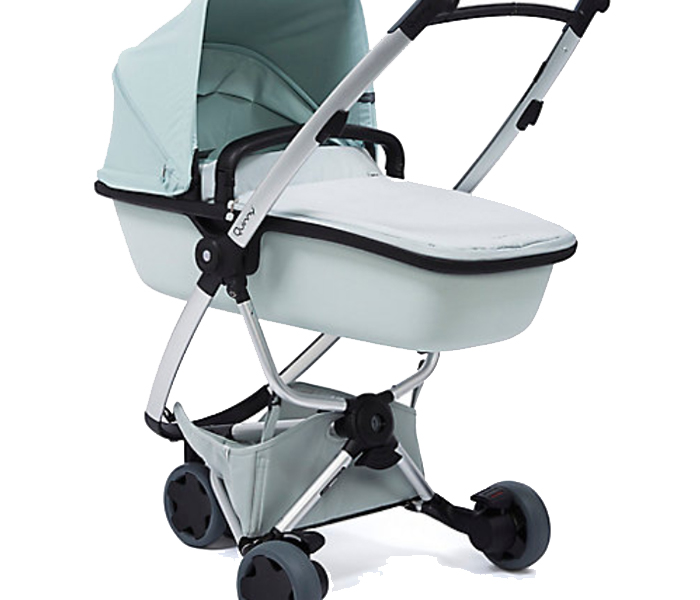 Quinny 1505623000 Zap Lux Carrycot - Grey On Grey - Zoom Image 1