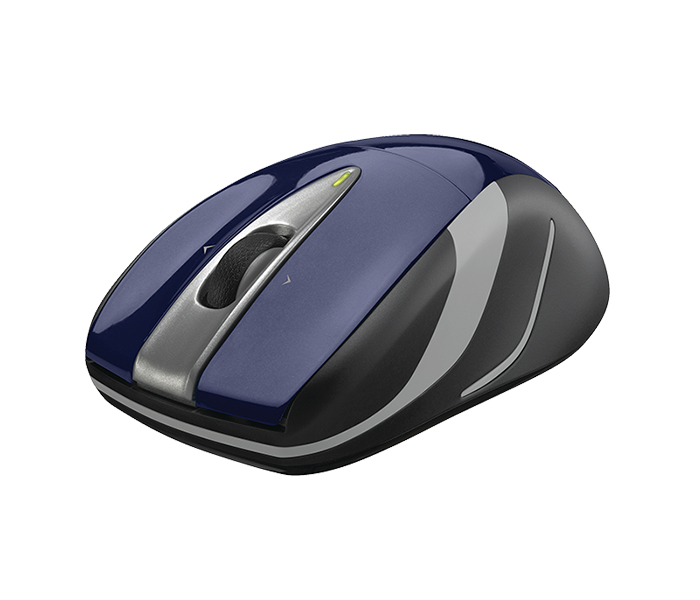 Logitech 910-002601 M525 Wireless Mouse - Blue - Zoom Image 2