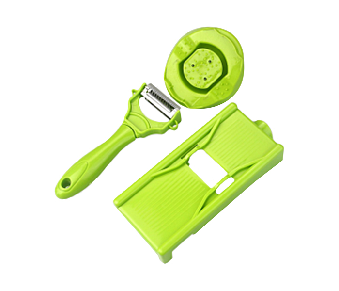 MP2410 Kitchen Essentials Peel & Julienne 2 in 1 Miracle Peeler Set - Green - Zoom Image 3