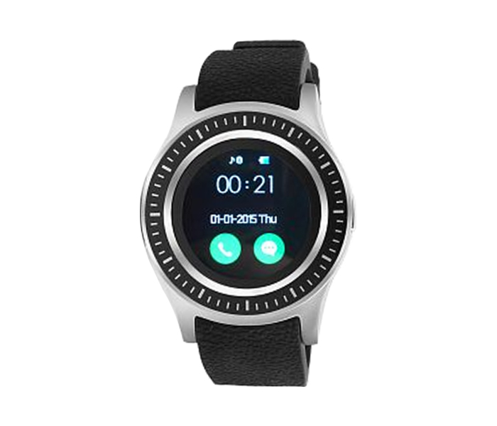 G-tab S1 Bluetooth Smart Watch With Sim Card - Silver - Zoom Image 1