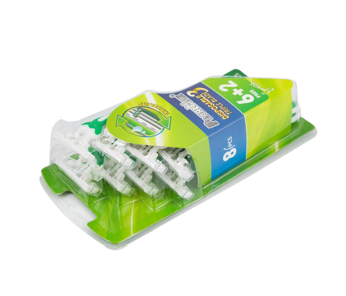 Pearlmax Disposable Triple Blades DD13964 Green and White - Zoom Image 1