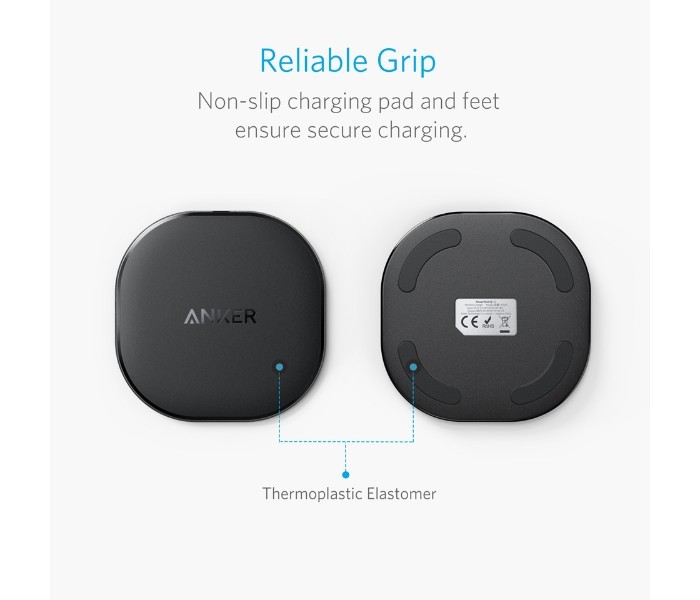 Anker A2513 Powerport Wireless 10W Charging Pad Black - Zoom Image 3