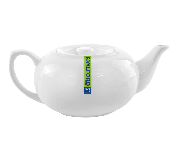 RoyalFord RF8016 Porcelain Ware Magnesia Tea Pot - White - Zoom Image