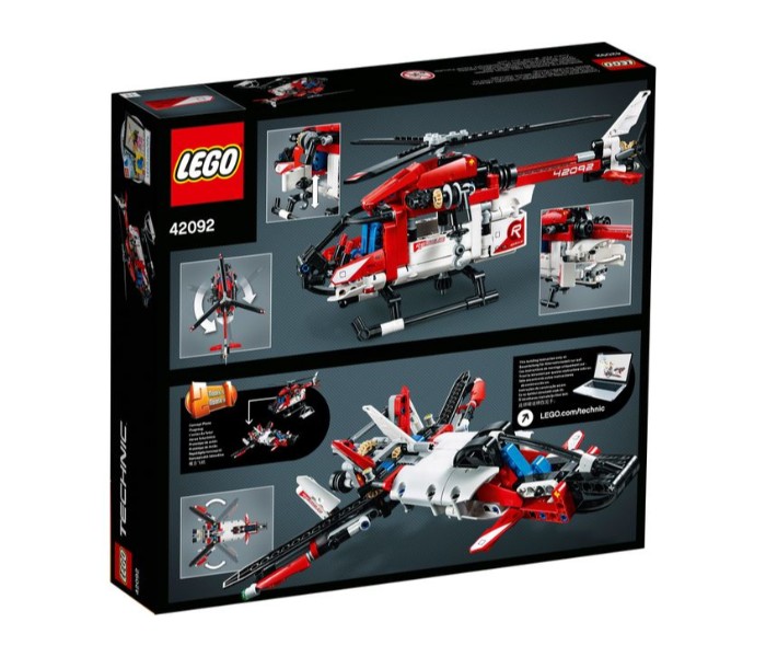 Lego Technic 42092 Rescue Helicopter Multicolor - Zoom Image 3