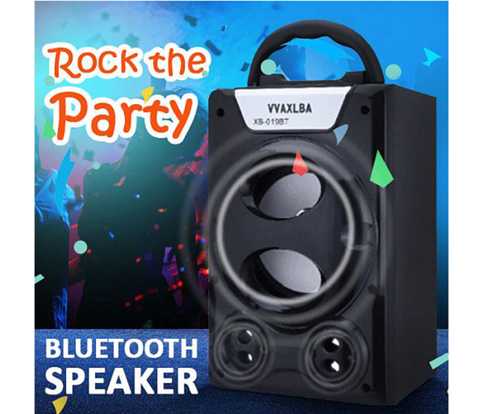 Fashionable Portable Wireless Bluetooth Speaker with Micro SD, Flash Drive & AUX Support (XB-019BT) - Zoom Image 1