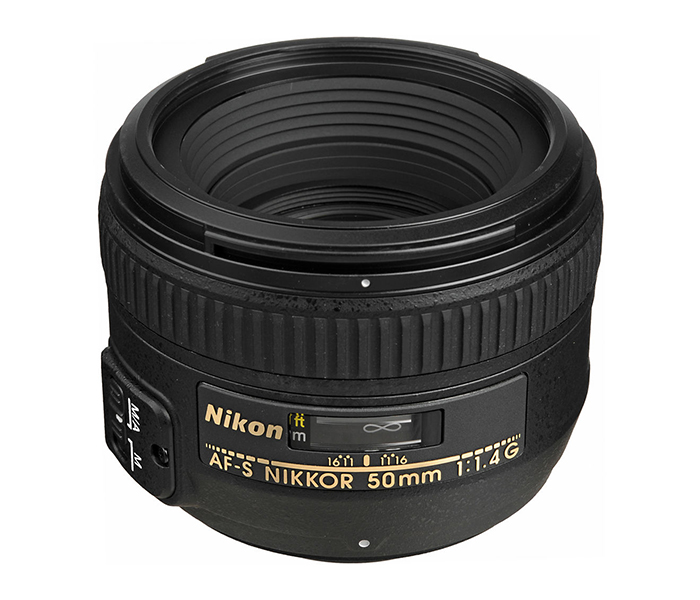 Nikon AF-S Nikkor 50mm f/1.4G Lens - Black - Zoom Image 1