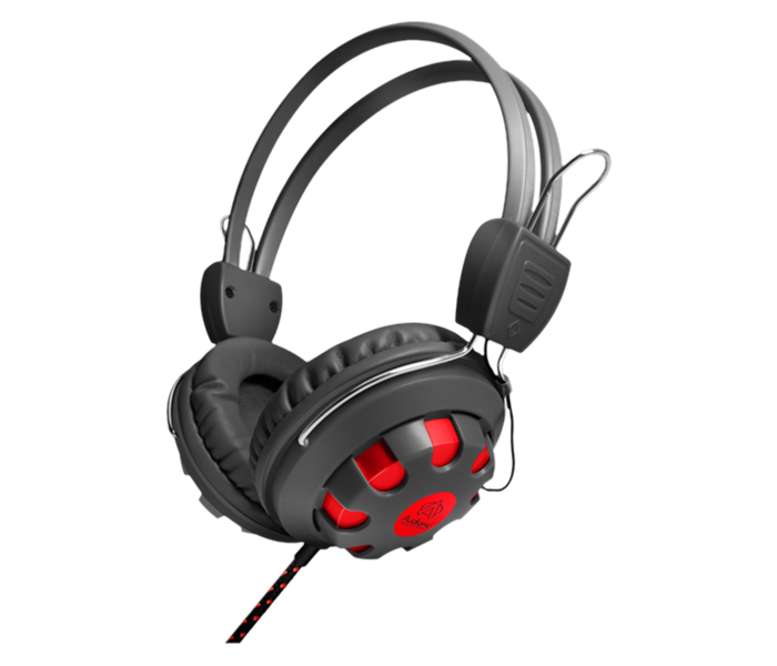 Audionic MAX 60 Deep Bass Over-Ear Headphone - Red - Zoom Image