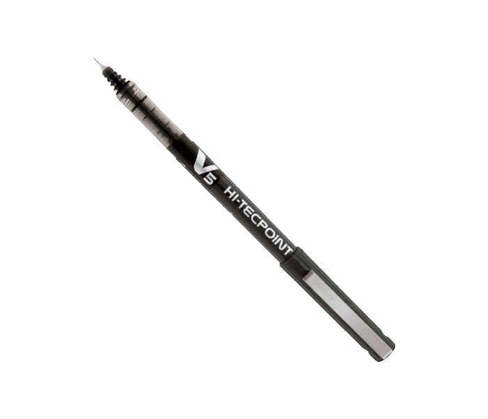 Pilot BX-V5 Hi Tecpoint Rollerball Pen - Black, Pack of 12 - Zoom Image 3