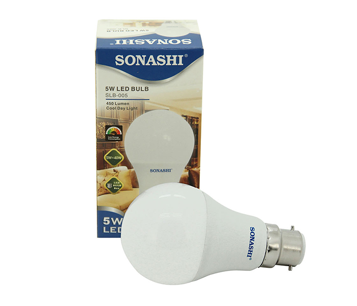 Sonashi SLB-005 5W B22 Pin Type LED Bulb - White - Zoom Image 3