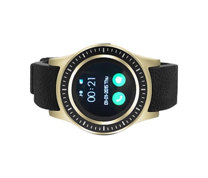 G-tab S1 Bluetooth Smart Watch With Sim Card - Gold - Zoom Image 2