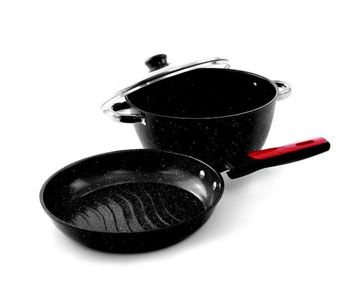 Epsilon EN3629 3 Pieces Cookware Set - Black - Zoom Image 2