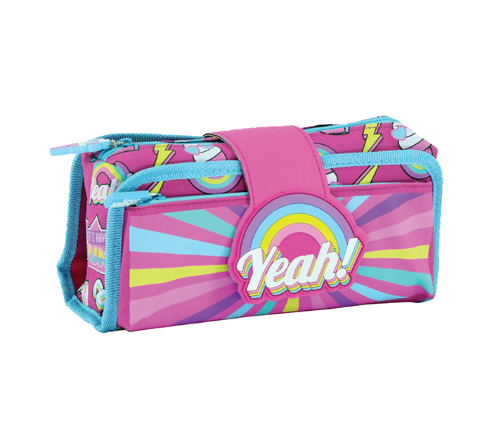 Smily Kiddos SK11003036 Fancy Strap Pencil Case - Pink - Zoom Image 1