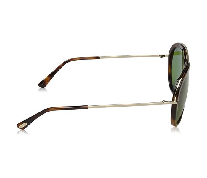 Tomford TF452 56N Aviator Tortoise Frame & Green Mirrored Sunglasses for Women - Zoom Image 2