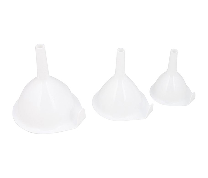 Prestige PR8025 3 Pieces Plastic Funnel Set, White - Zoom Image 1