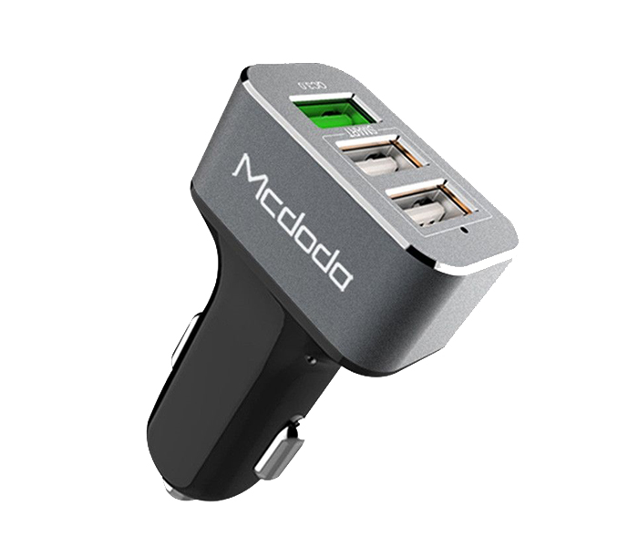 Mcdodo CC-2241 3.4A Three USB Ports Quick Car Charger - Gray - Zoom Image 5