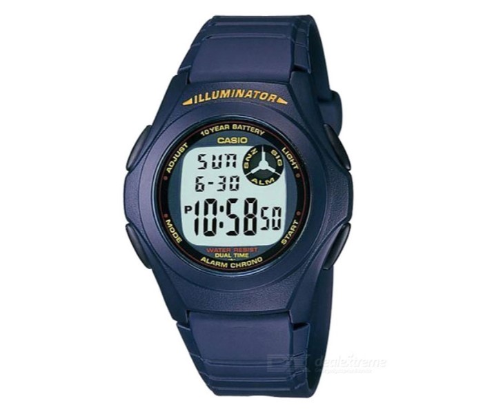 Casio F-200W-2ADF Mens Digital Watch Blue - Zoom Image 3