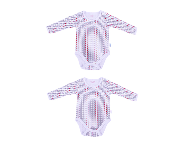 Baby Plus BP2505B 6-12M Long Sleeve Body Suit - 5 Pieces - Zoom Image 2