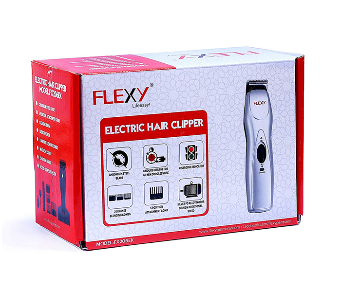 Flexy FX206EK Hair Trimmer - Silver - Zoom Image 3