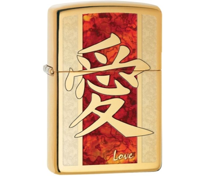 Zippo 28953 Love Fusion Lighter Red and Gold - Zoom Image 2