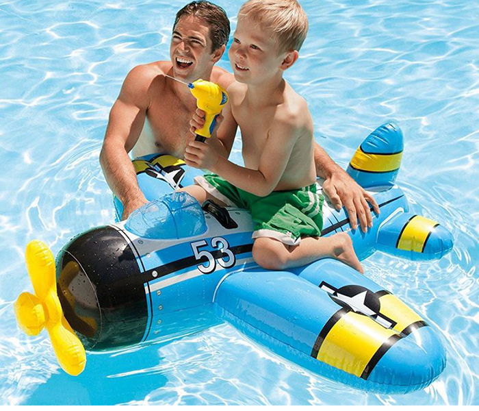 Intex ZX-57537 Water Gun Plane Ride-On - Zoom Image 1