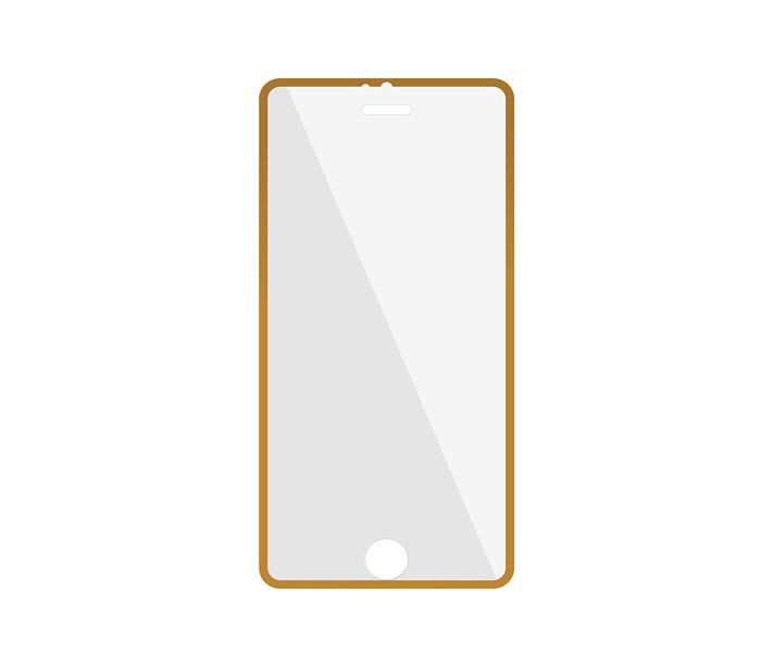 Promate UtterShield-iP6 Tempered Glass Ultra Thin Screen Protector, Gold - Zoom Image 2