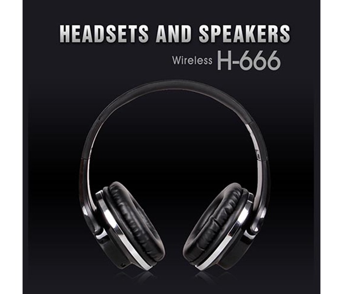 Hopestar H-666 2 in 1 Twist-Out Speaker Bluetooth Headphones with FM, TF Card Reading - Zoom Image 1