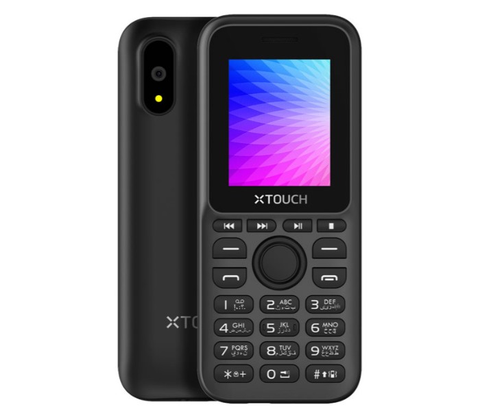 Xtouch L4 Original and Unique Design Dual Sim Bar Phone Ivory Black - Zoom Image