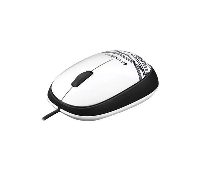 Logitech 910-002944 M105 USB Wired Mouse - White - Zoom Image 1