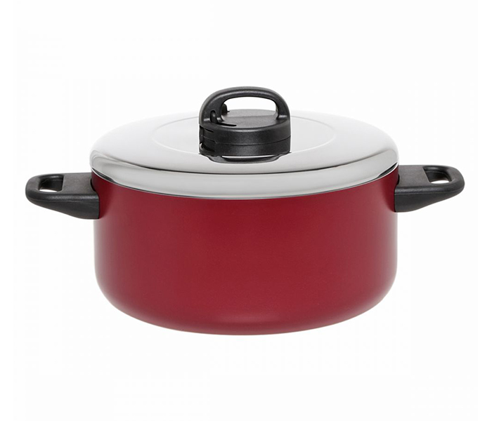 Prestige PR20915 6 Pieces Aluminum Cooking Pots Set, Red - Zoom Image 2