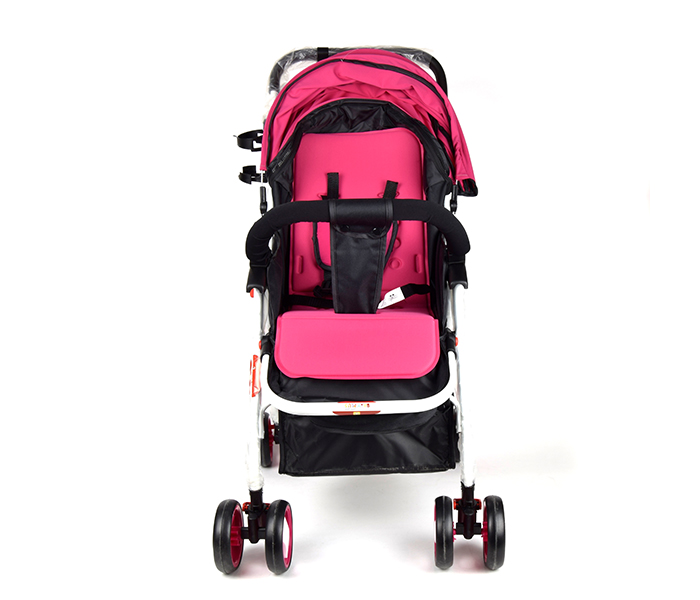 Baby Plus BP8482 Dismountable Cushion Baby Stroller - Pink - Zoom Image 2