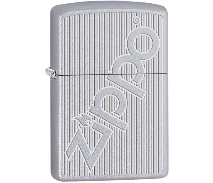 Zippo 29701 Logo Design Lighter Silver - Zoom Image