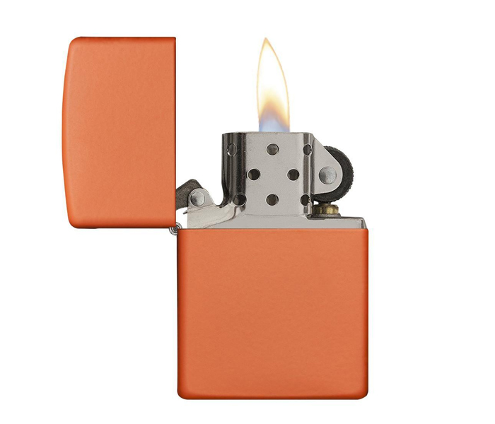 Zippo 231 Classic Matte Lighter Orange - Zoom Image 3