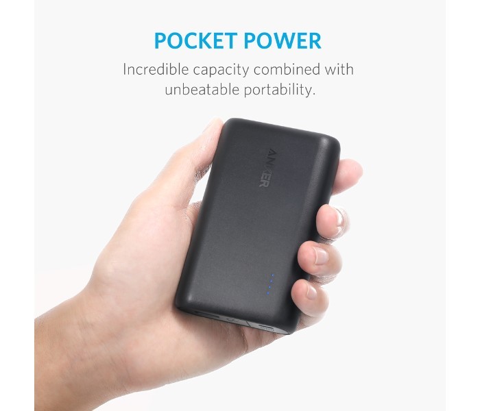 Anker A1266 Powercore 10000 mAh Quick Charger Power Bank Black - Zoom Image 1