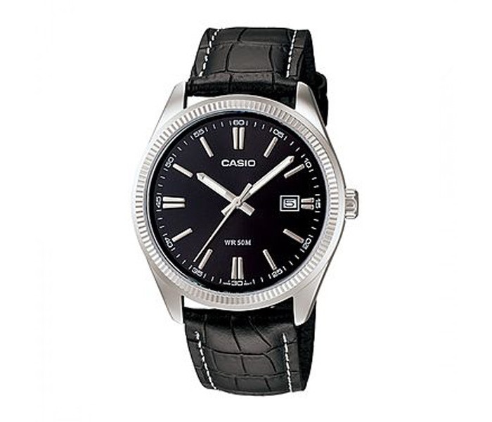 Casio MTP-1302L-1AVDF (CN) Mens Analog Watch Black - Zoom Image