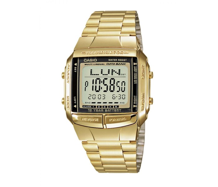 Casio DB-360G-9ADF (TH) Unisex Digital Watch Black and Gold - Zoom Image 3