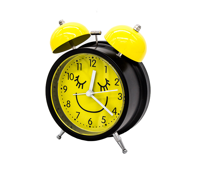 DND DD13117-YEL Analog Alaram Clock - Black & Yellow - Zoom Image 2