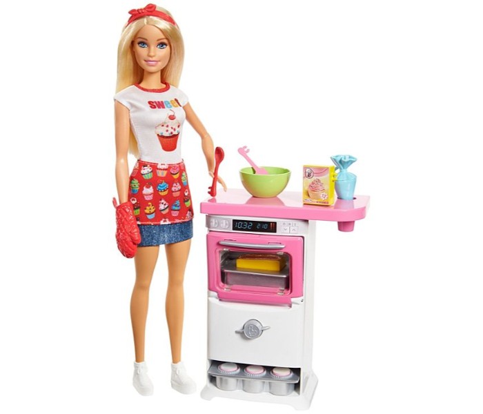 Barbie FHP65 Non-Feature Bakery Chef Doll Assorted - Zoom Image 2