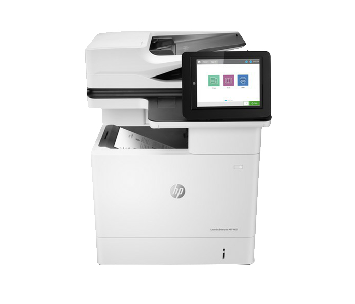 HP M631dn LaserJet Enterprise Multifunction Laser Printer - White - Zoom Image 5